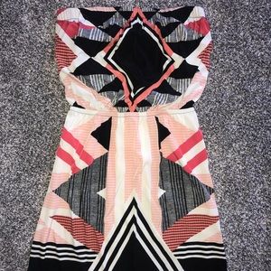 Express strapless dress